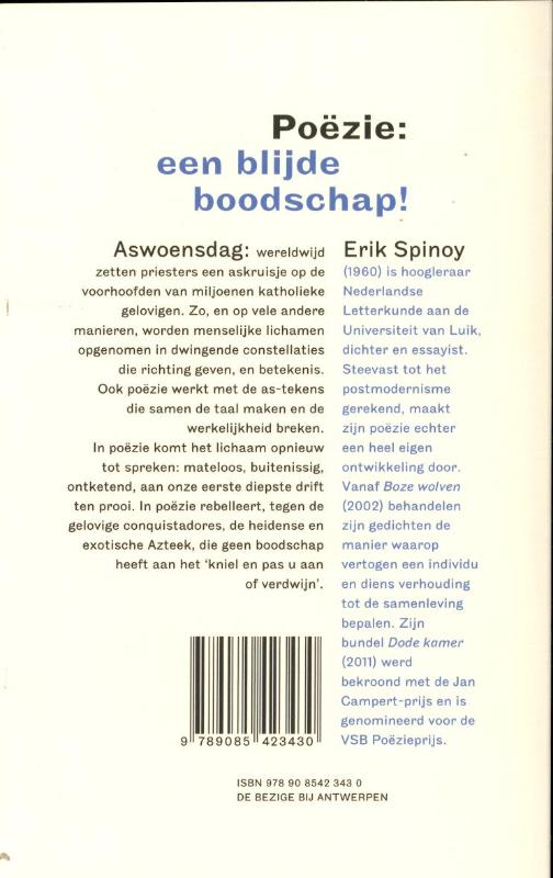 Achterkant van As/zteken