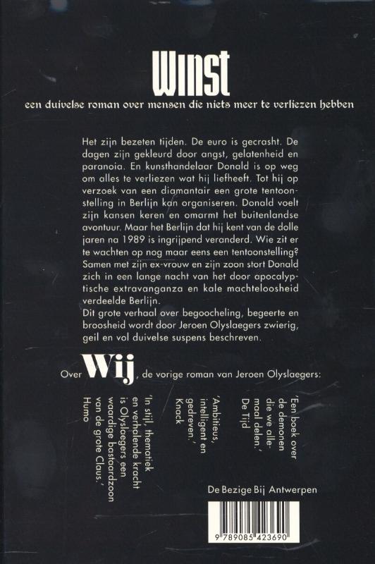 Achterkant van Winst