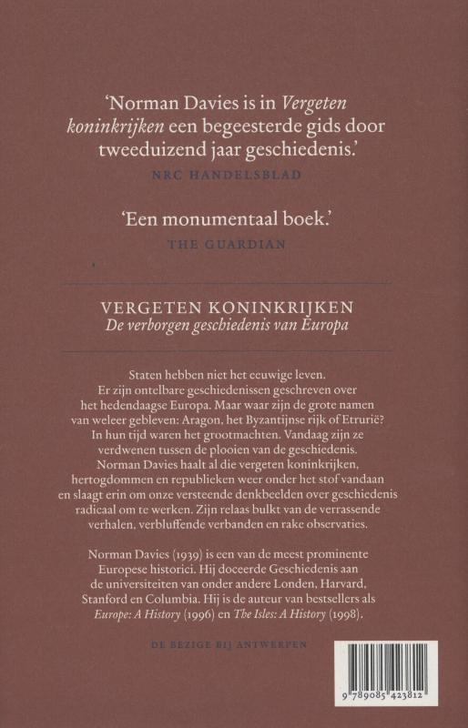 Achterkant van Vergeten koninkrijken