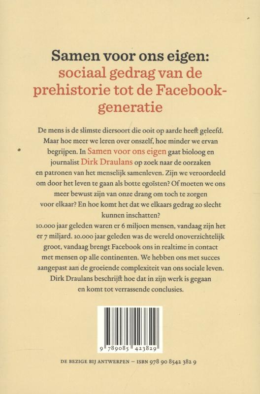 Achterkant van Samen voor ons eigen