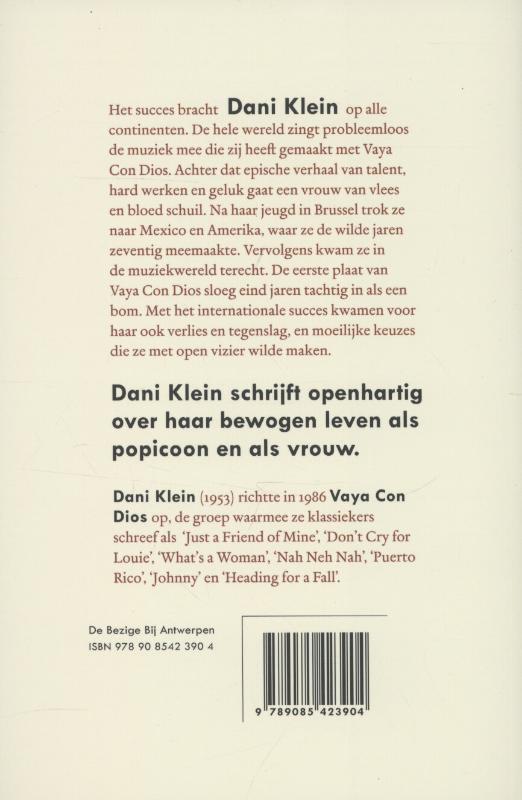 Achterkant van Vaya con dios