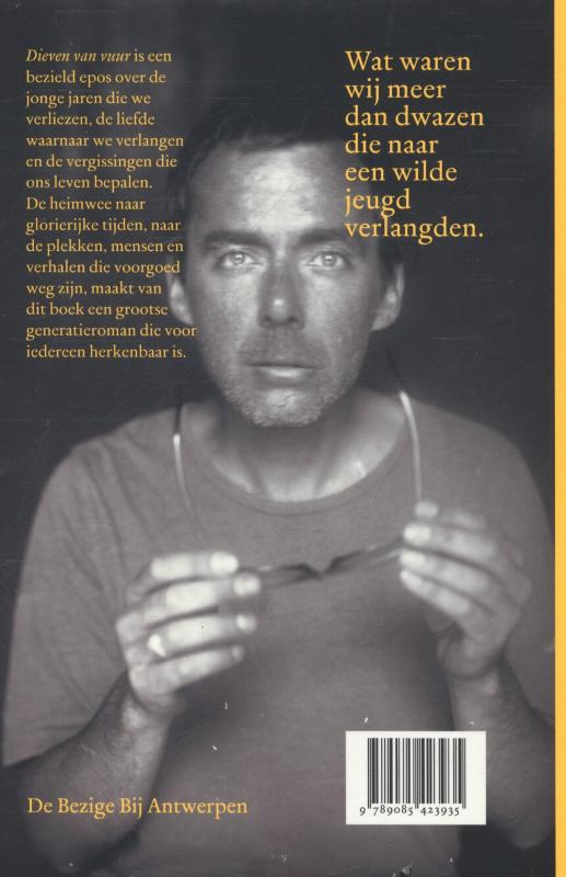 Achterkant van Dieven van vuur