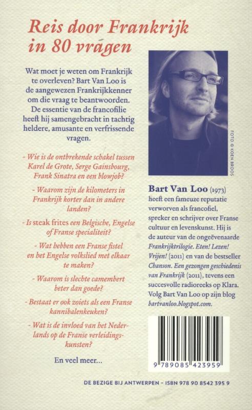 Achterkant van Bleu Blanc Rouge
