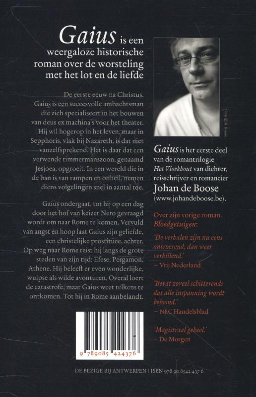Achterkant van Gaius