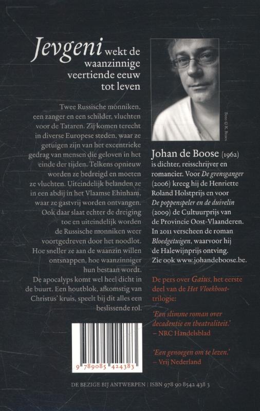 Achterkant van Jevgeni