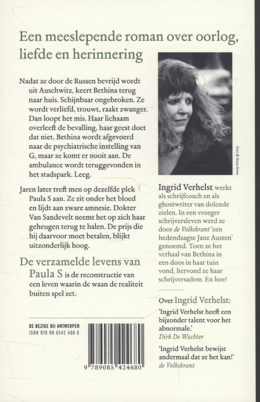 Achterkant van De verzamelde levens van Paula S
