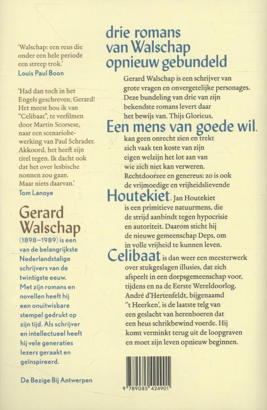 Achterkant van Een mens van goede wil en andere romans