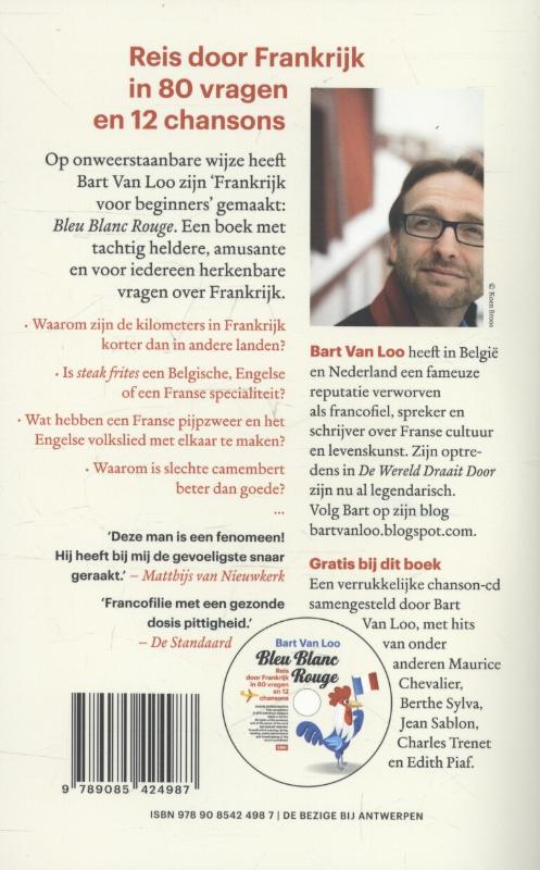 Achterkant van Bleu blanc rouge