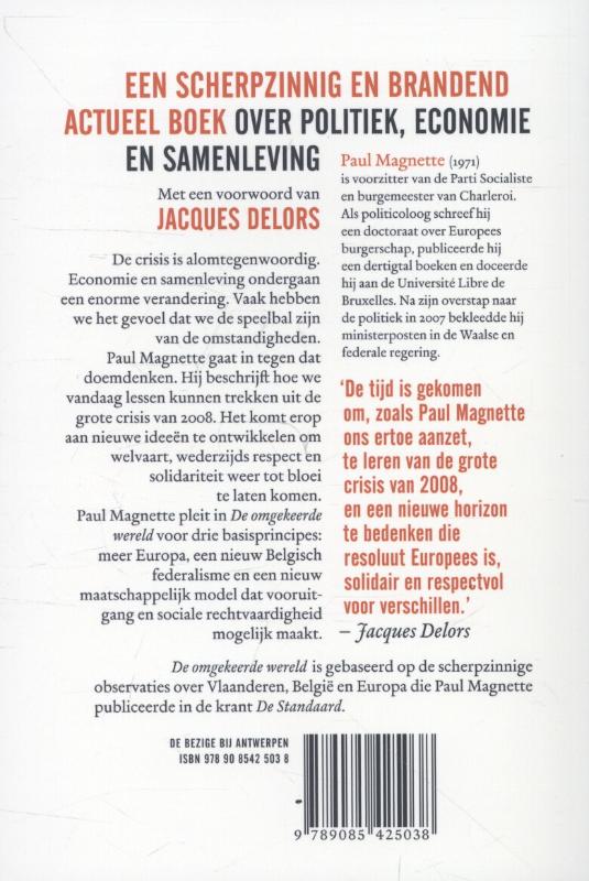 Achterkant van De omgekeerde wereld