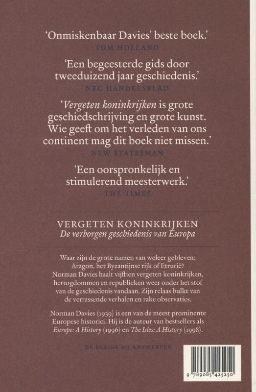 Achterkant van Vergeten koninkrijken