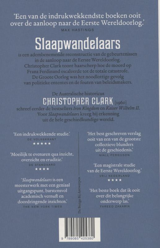 Achterkant van Slaapwandelaars