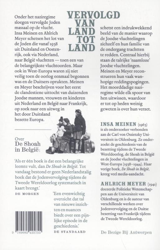 Achterkant van Vervolgd van land tot land
