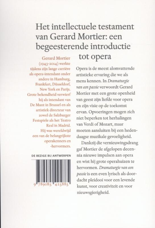 Achterkant van Dramaturgie van een passie
