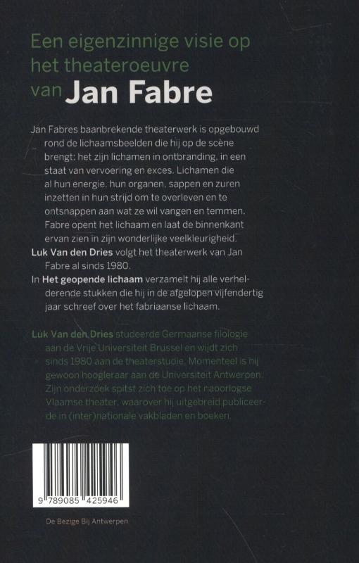 Achterkant van Het geopende lichaam