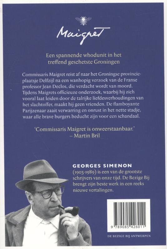 Achterkant van Een misdaad in Holland