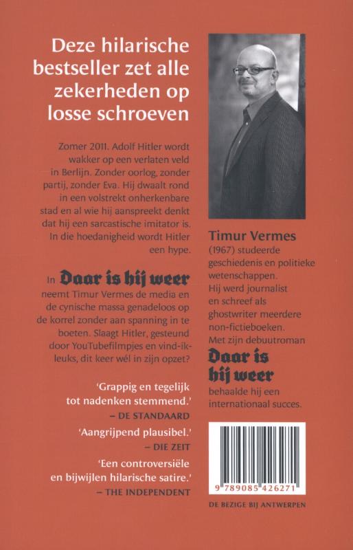 Achterkant van Daar is hij weer