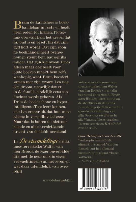 Achterkant van De vreemdelinge