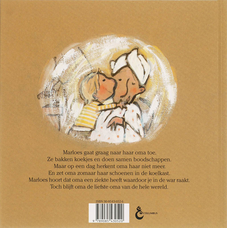 Achterkant van Oma, ik ben Marloes!