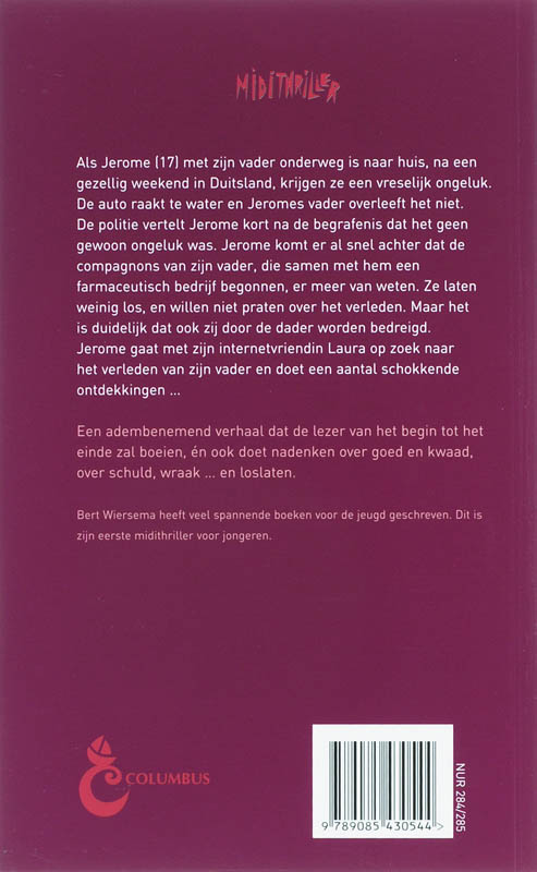 Achterkant van Wraak van de wolf