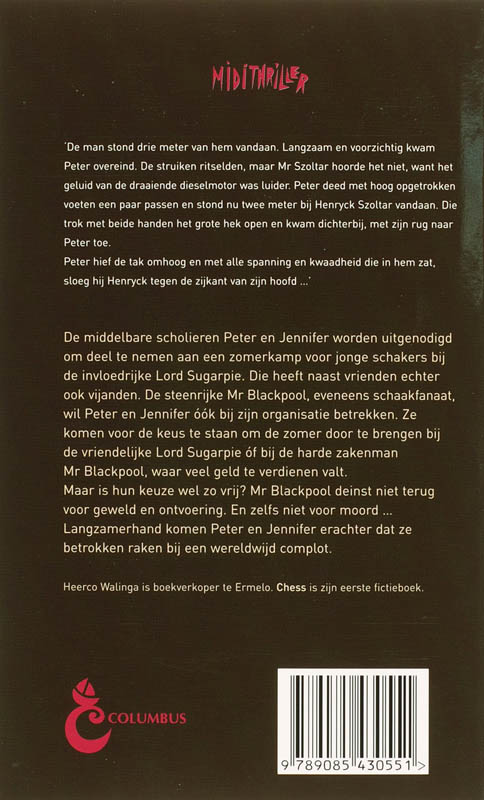 Achterkant van Chess