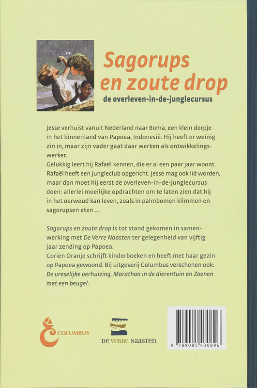Achterkant van Sagorups en zoute drop