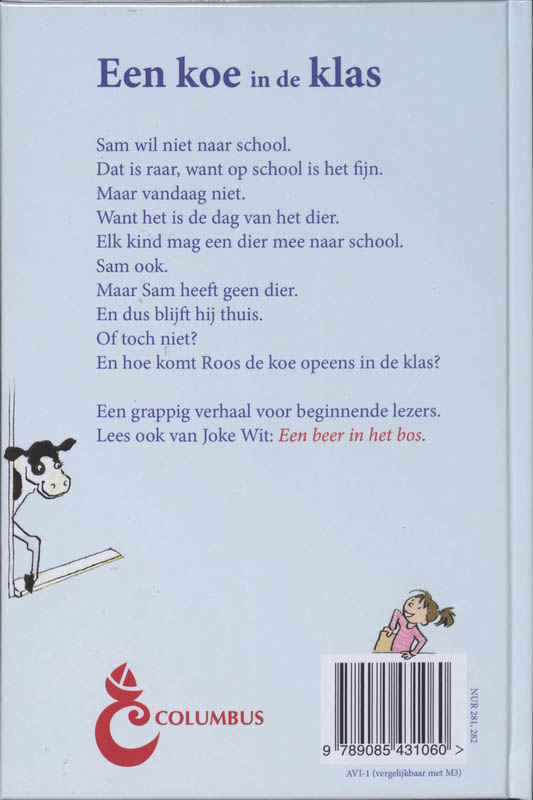 Achterkant van Een koe in de klas