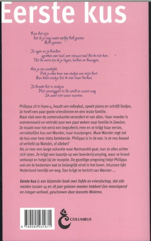Achterkant van Eerste kus