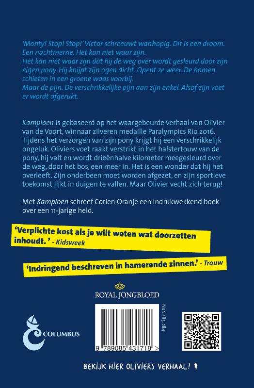 Achterkant van Kampioen