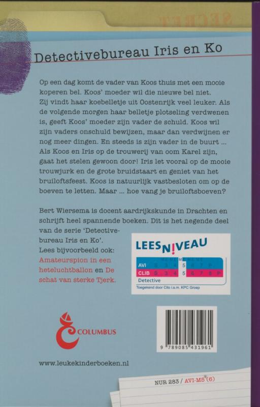 Achterkant van De brutale bruiloftsboeven