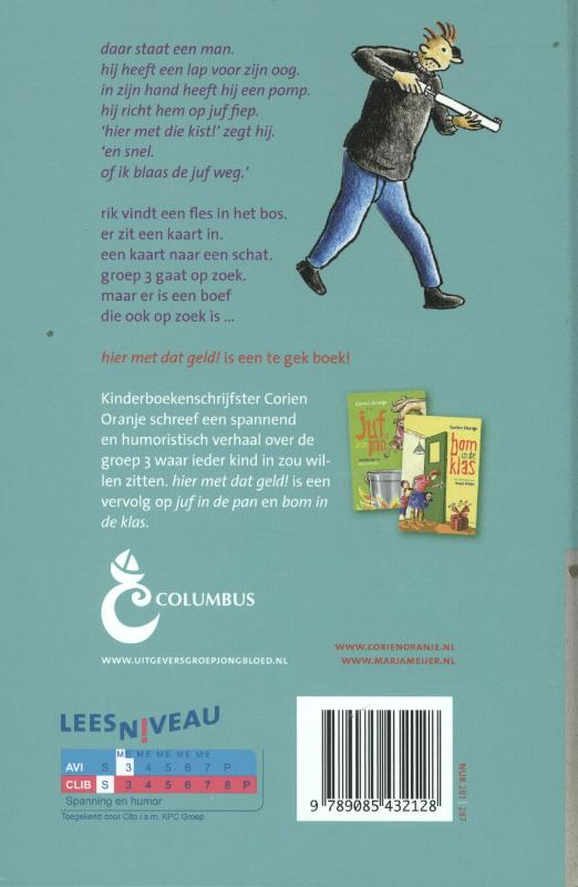 Achterkant van Hier met dat geld!
