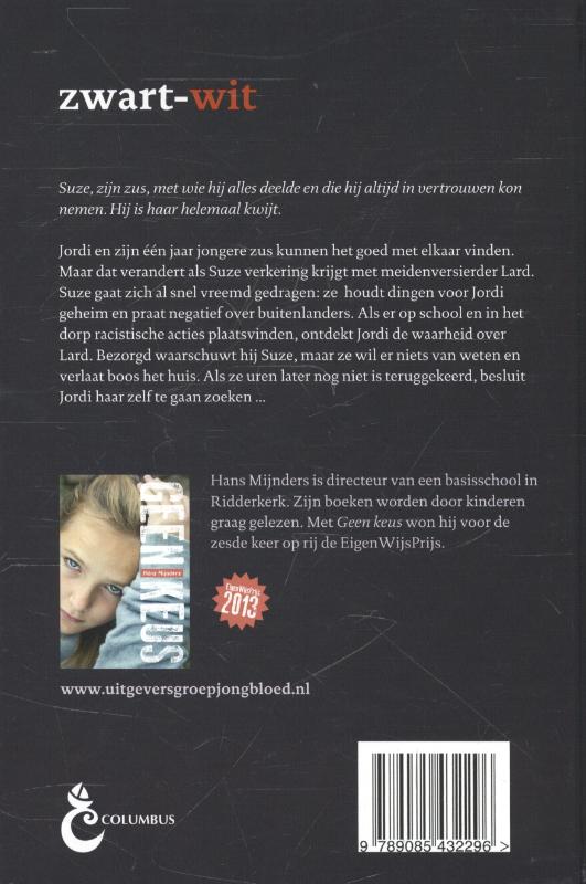 Achterkant van Zwart-wit