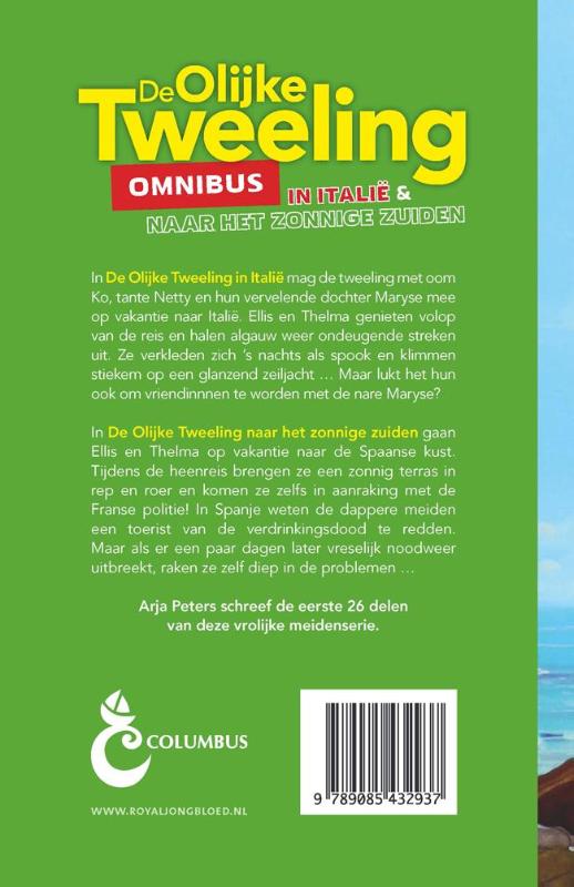 Achterkant van De olijke tweeling in Italië & naar het zonnige zuiden