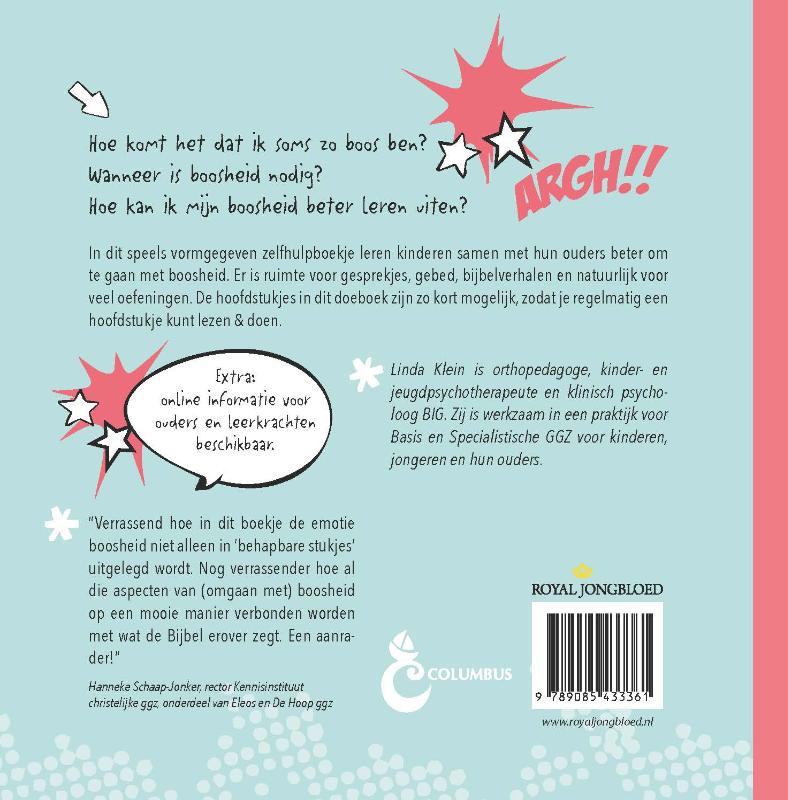 Achterkant van Boos!