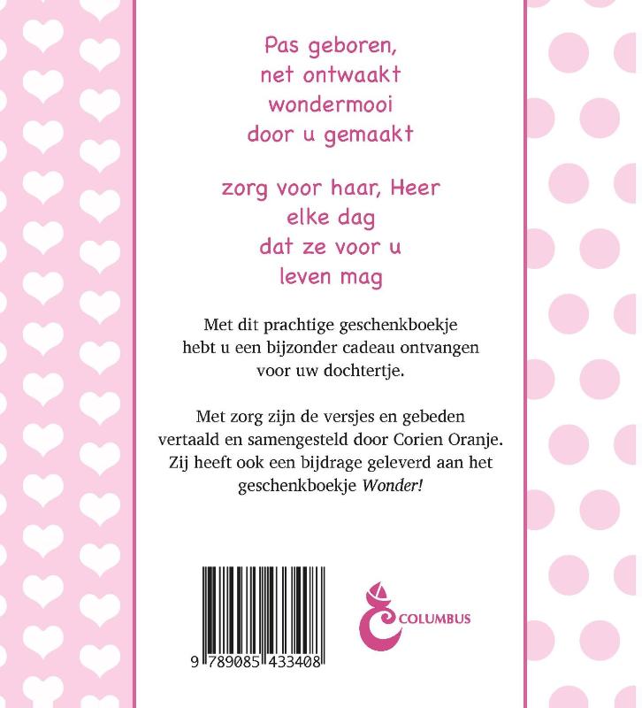Achterkant van Lief meisje