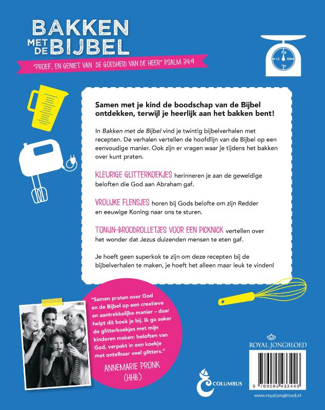 Achterkant van Bakken met de Bijbel