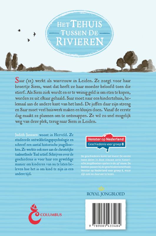 Achterkant van Het tehuis tussen de rivieren