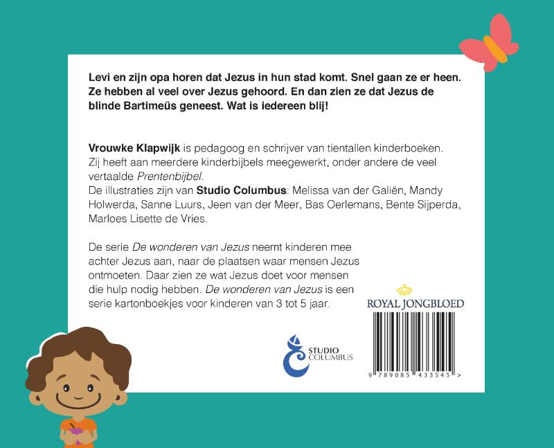 Achterkant van Bartimeüs