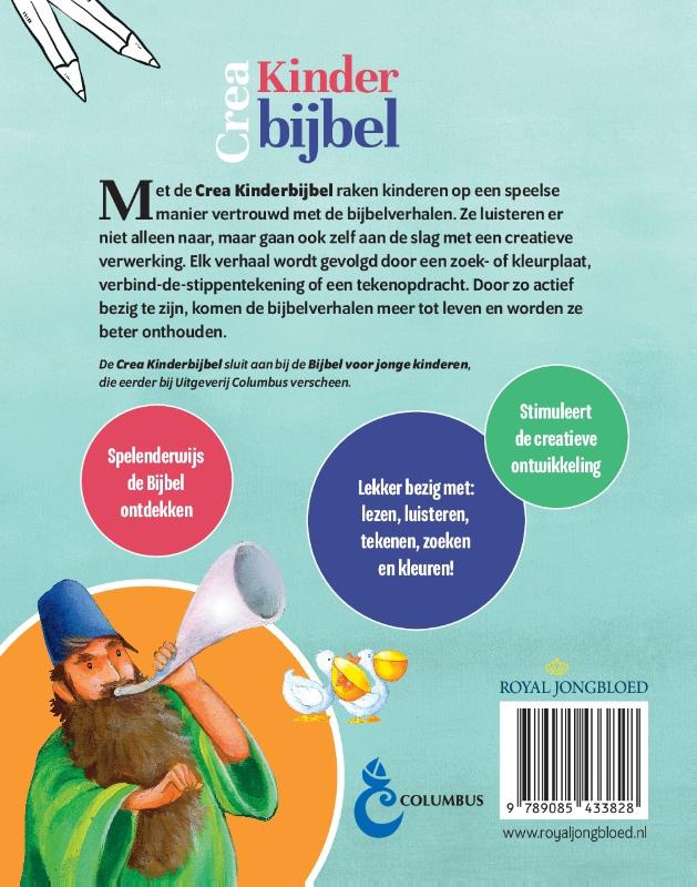 Achterkant van Crea Kinderbijbel