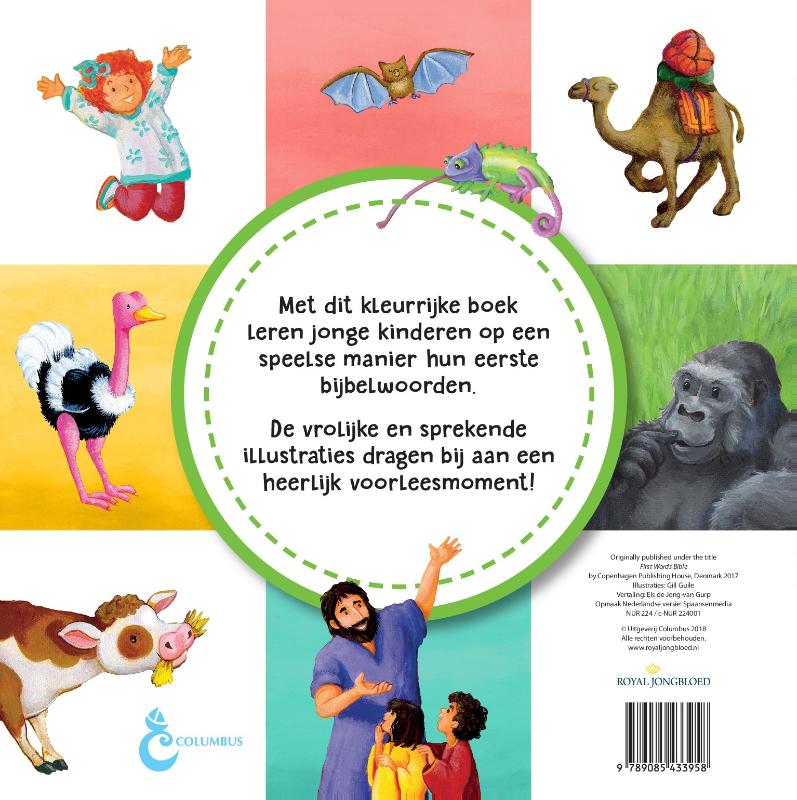 Achterkant van Mijn eerste bijbelwoorden