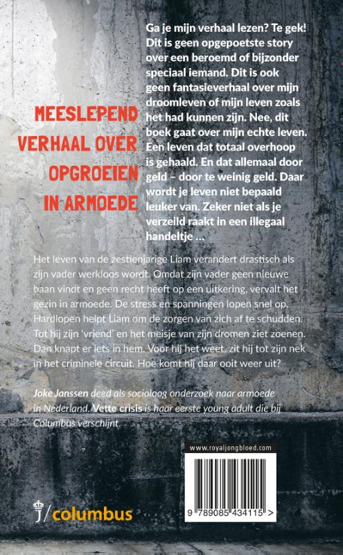 Achterkant van Vette crisis