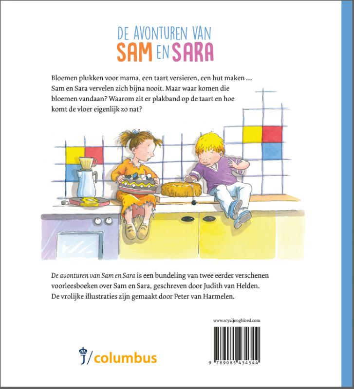 Achterkant van De avonturen van Sam en Sara
