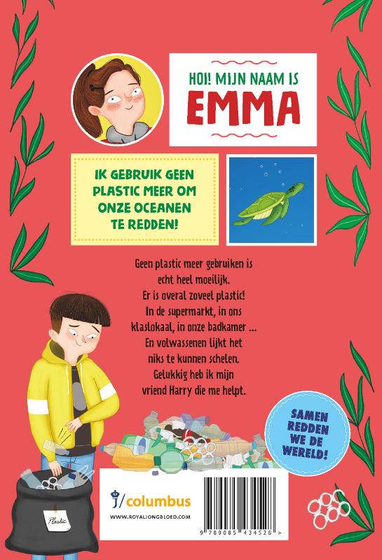 Achterkant van Emma redt de wereld