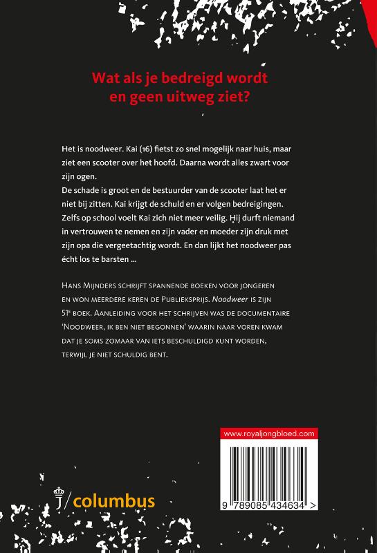 Achterkant van Noodweer