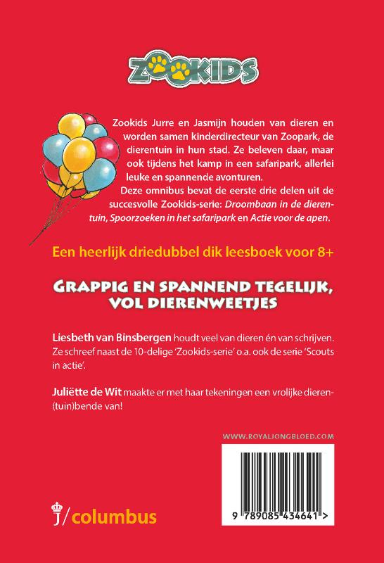 Achterkant van Zookids