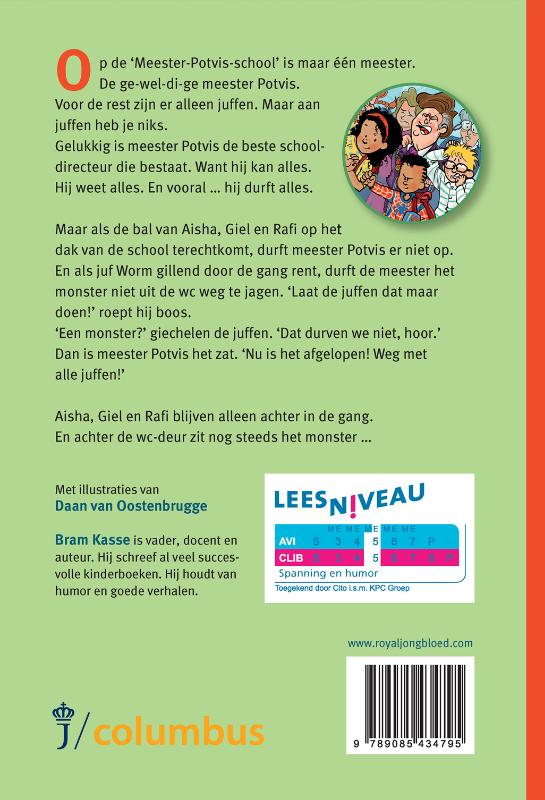 Achterkant van Het poepiemonster