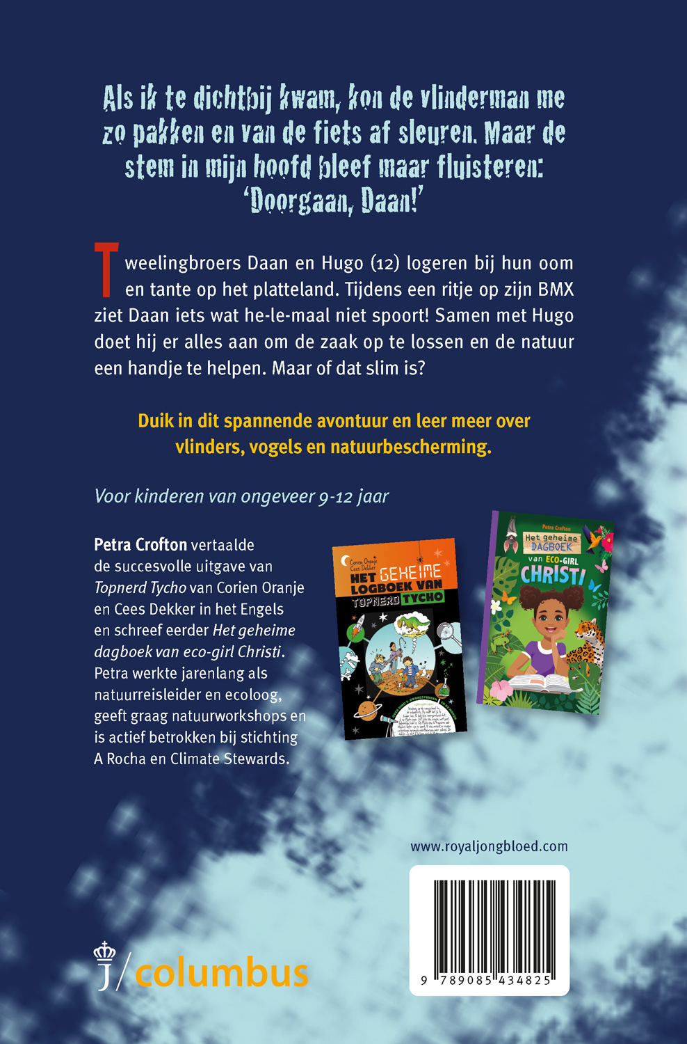 Achterkant van De vlinderdief
