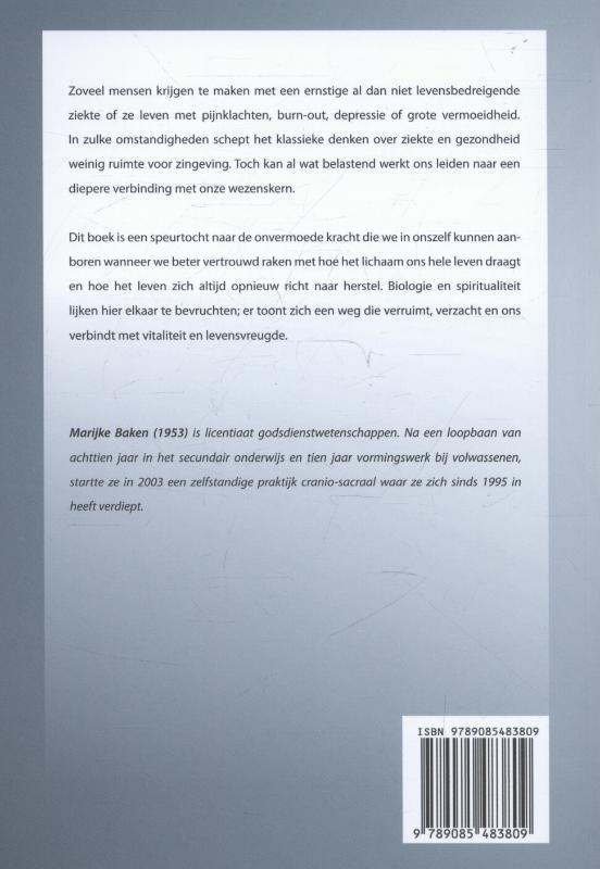 Achterkant van Het doorzichtige lichaam