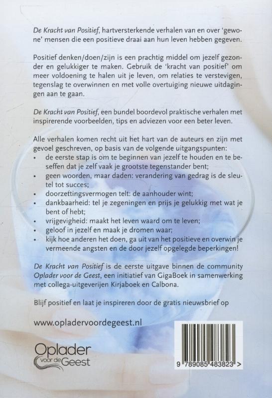 Achterkant van De kracht van positief