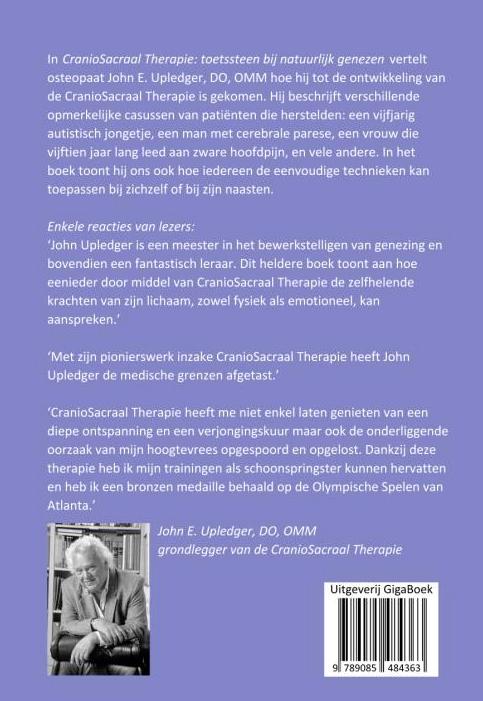 Achterkant van CranioSacraal Therapie: toetssteen bij natuurlijk genezen