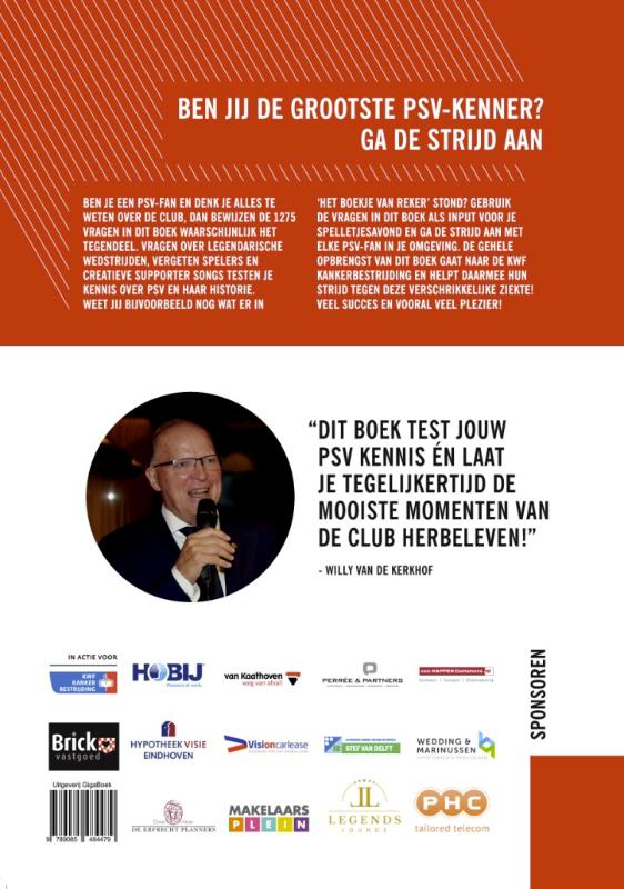 Achterkant van Het grote vooruit nu rood-witten quizboek